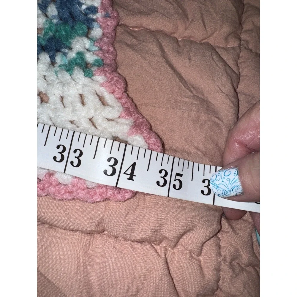 Handmade Crocheted Baby Afghan Or Shoulder Shawl